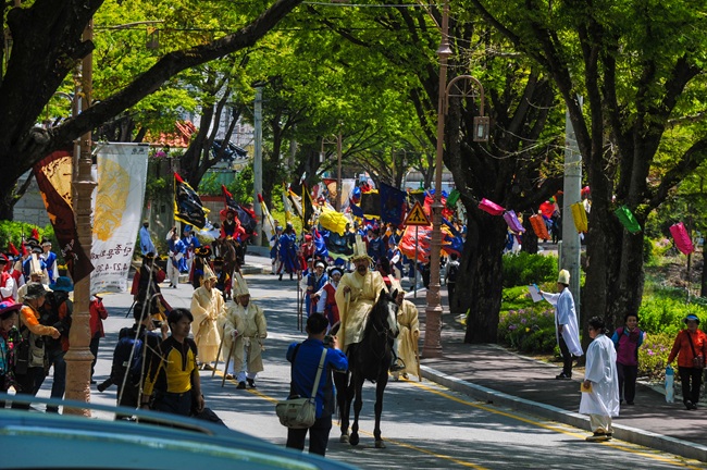 ▲ 단종국장 재현 모습. ⓒ영월군