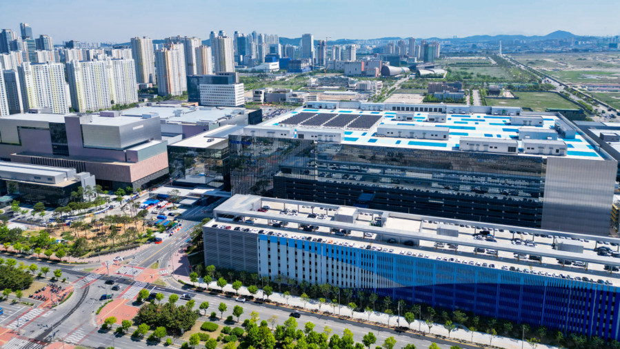 ▲ 삼성바이오로직스 4공장 전경. ⓒ삼성바이오로직스