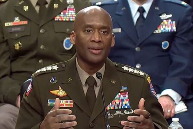 ▲ 제이비어 브런슨 주한미군사령관. 출처=미국 상원 군사위원회 홈페이지 갈무리ⓒ연합뉴스