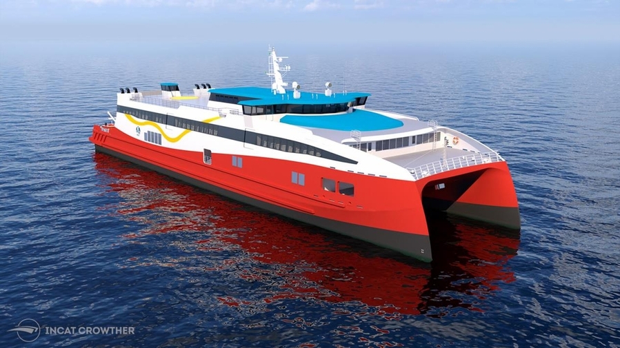 ▲ 백령도 대형 여객선 예상 이미지 ⓒ 연합뉴스 제공