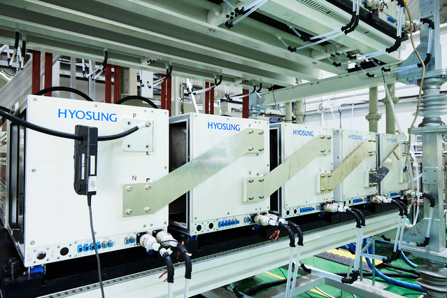 ▲ 효성중공업이 세계 최초로 개발한 22.9kV SST ⓒ효성중공업