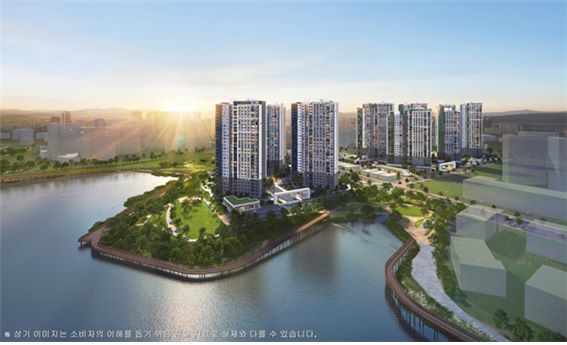 ▲ ‘엘리프 성성호수공원’ 조감도.ⓒ계룡건설
