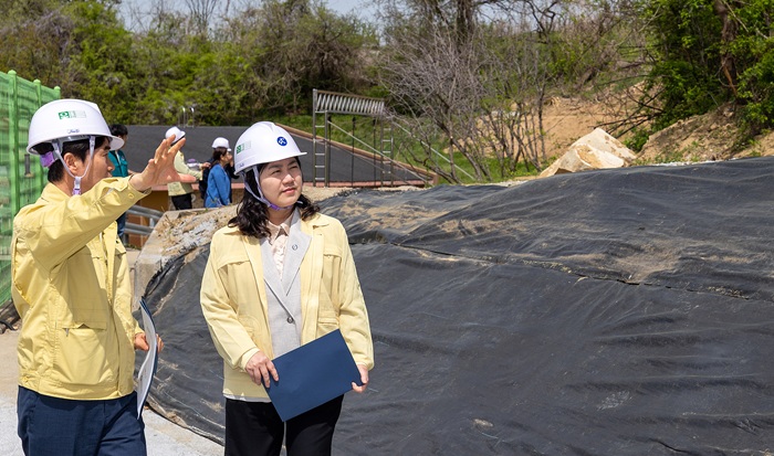 ▲ 구연희 세종교육감 권한대행 학교 현장 점검 모습.ⓒ세종교육청