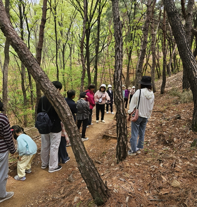 ▲ 수성구는 자연환경을 체험하고 예술 활동을 결합한 ‘수성생태관광투어(봄 시즌)’를 지난 18일부터 운영하고 있다.ⓒ수성구