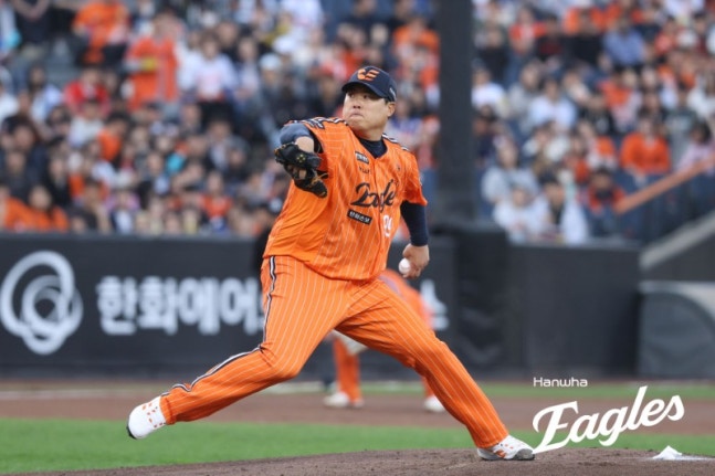 ▲ 류현진이 100구 역투를 펼쳤지만 한화는 NC에 패배했다.ⓒ한화 이글스 제공