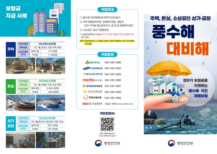 ▲ 풍수해보험 홍보 이미지.ⓒ태안군