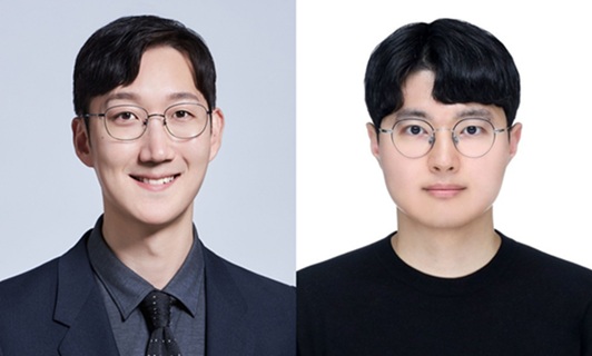 ▲ 화학과 김태연 교수(왼쪽)와 곽도훈 연구원.ⓒ성균관대