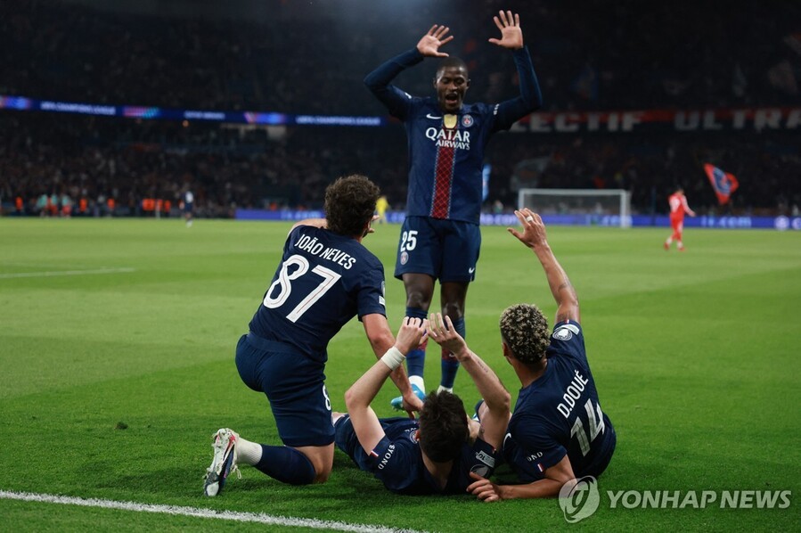 ▲ 이강인과 김민재가 결장한 가운데 PSG가 바이에른 뮌헨에 5-4 승리를 거뒀다.ⓒ연합뉴스 제공