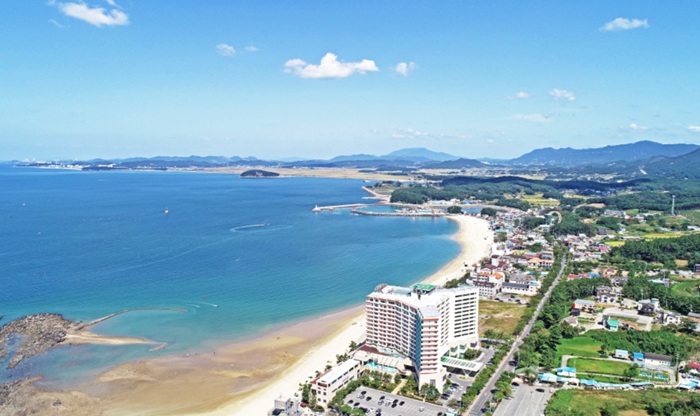 ▲ 무창포해수욕장 모습.ⓒ보령시