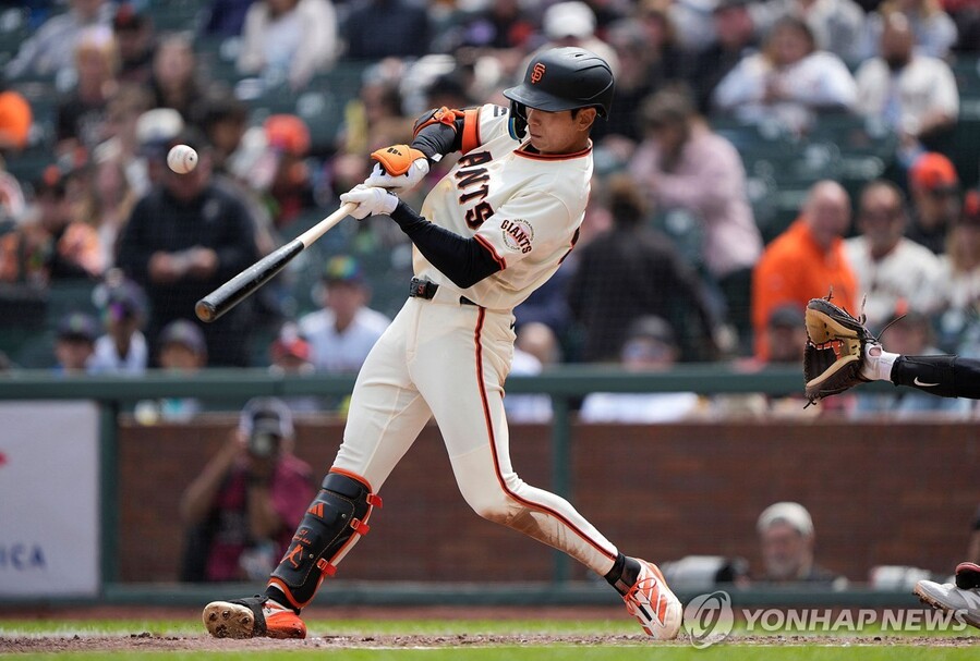 ▲ 샌프란시스코 이정후가 3경기 연속 멀티히트에 실패했다.ⓒ연합뉴스 제공