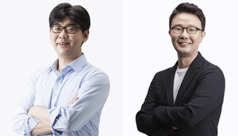 ▲ 왼쪽부터 두나무 송치형 회장, 김형년 부회장 ⓒ두나무