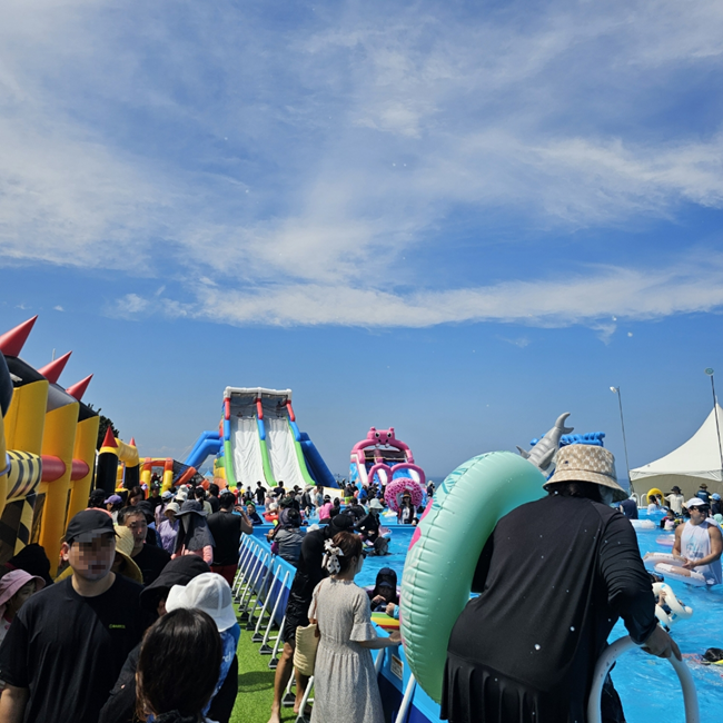 ▲ 경포해수욕장 해수풀장 모습. ⓒ강릉시