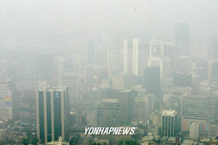 ▲ 지난 2004년 봄철 서울 시내 모습 ⓒ연합뉴스