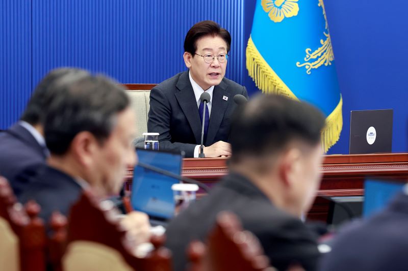 ▲ 이재명 대통령이 30일 청와대에서 열린 수석보좌관회의에서 발언하고 있다. ⓒ뉴시스