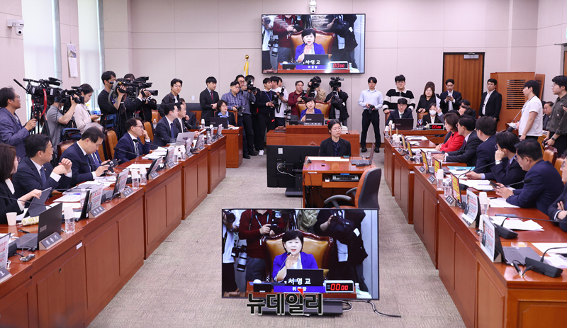 ▲ 윤석열 정권 정치검찰 조작기소 의혹 사건 진상 규명 국정조사 특별위원회 전체회의. ⓒ이종현 기자