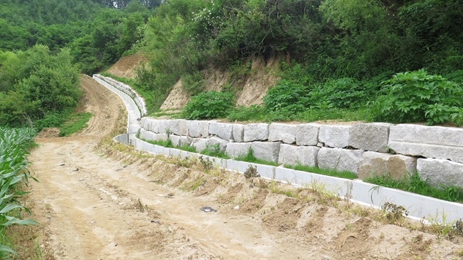 ▲ 산지사방. ⓒ북부지방산림청