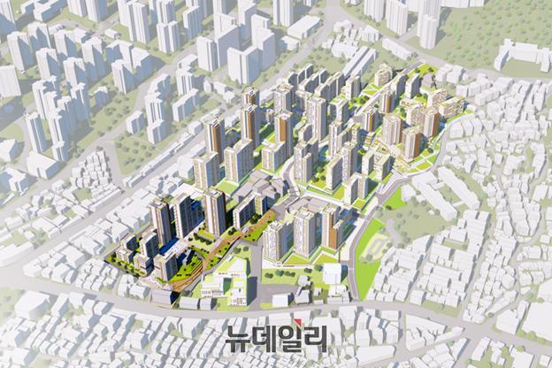 ▲ 서울 강북구 미아동 791번지 일대 신속통합기획 조감도 ⓒ서울시