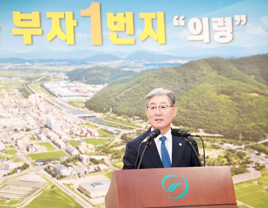 ▲ 오태완 의령군수가 국민의힘을 탈당해 무소속으로 3선에 도전한다고 선언했다.ⓒ