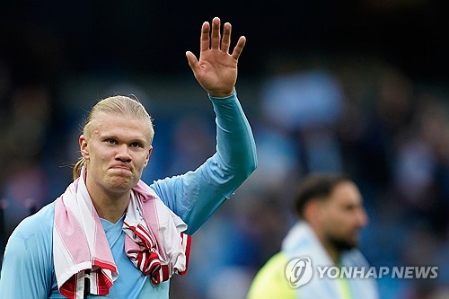 ▲ 홀란이 리그 26호골을 신고한 맨체스터 시티가 브렌트포드에 3-0 완승을 거웠다.ⓒ연합뉴스 제공