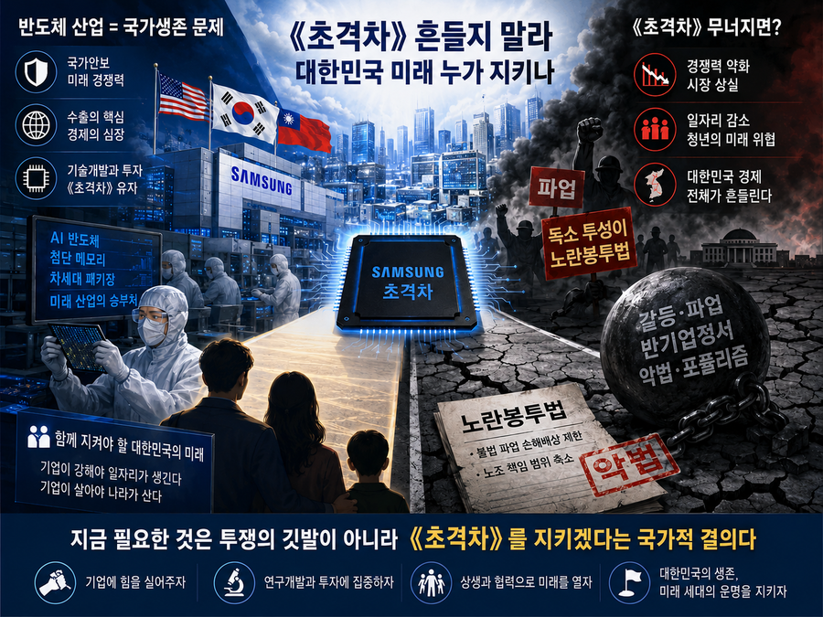 《초격차》 흔들지 말라 … 대한민국 미래 누가 지키나