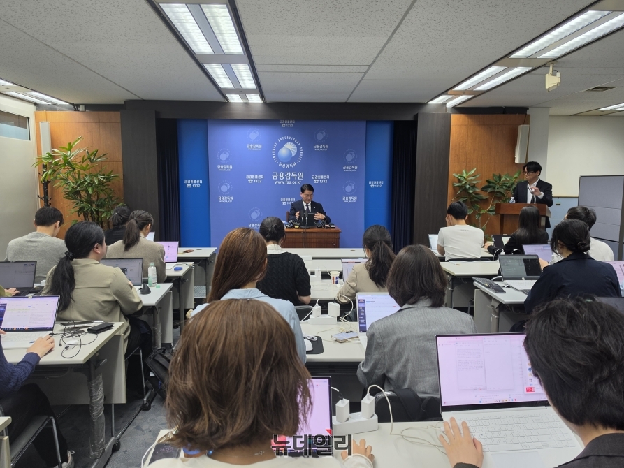 ▲ 황선오 금융감독원 부원장은 서울 영등포구 금융감독원에서 진행된 기자감담회에서 최근 자본시장 관련 상황과 관련해 발언하고 있다. ⓒ박정은 기자