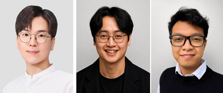 ▲ 왼쪽부터 국민대 화학과 이찬우 교수, 드위 삭티 알디안토 프라타마 박사과정(제1저자), 안디 할얀토 박사과정.ⓒ국민대