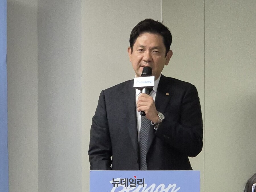 ▲ 윤진호 베러스쿱크리머리 대표이사가 향후 전략에 대해 설명하고 있다.ⓒ조현우 기자