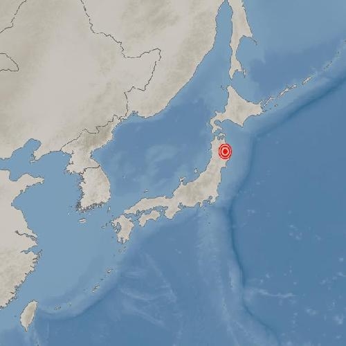 ▲ 14일 일본 이와테현 모리오카시 동북동쪽에서 발생한 규모 5.0 지진 관련 이미지. 출처=기상청ⓒ연합뉴스
