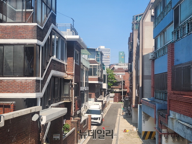 ▲ 구축 빌라 단지 전경. ⓒ박정환 기자