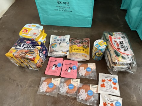 ▲ 그냥드림 사업 지원물품 품목 ⓒ 인천시 제공