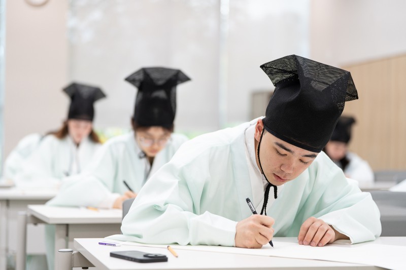 ▲ 지난해 '세종학당 한국어 말하기·쓰기 대회' 결선 현장.ⓒ세종학당재단