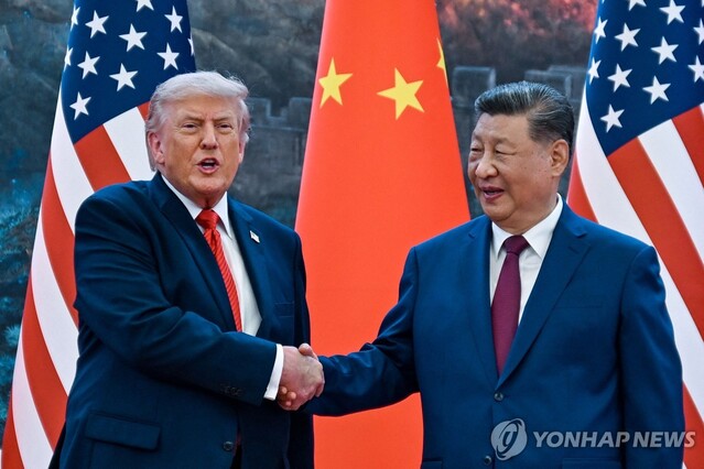 ▲ 도널드 트럼프 미국 대통령과 시진핑 중국 국가주석. 출처=AFPⓒ연합뉴스