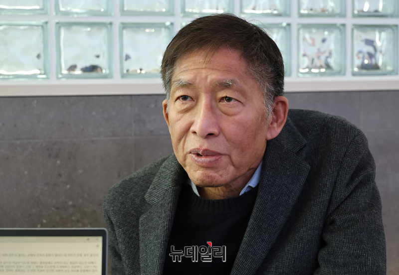 ▲ 주동식 지역평등시민연대 대표가 2025년 2월14일 뉴데일리와 인터뷰하고 있다. ⓒ 정상윤 기자