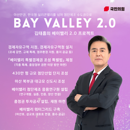 ▲ 베이밸리 카드뉴스.ⓒ김태흠 충남도지사 후보 선거 캠프