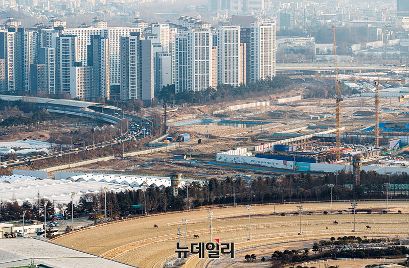 ▲ 경기 과천 경마장 전경. ⓒ뉴데일리