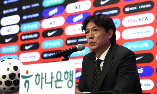 ▲ 홍명보 한국 대표팀 감독이 선수들에게 '과정을 즐기라'고 말했다.ⓒ뉴시스 제굥