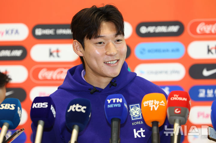 ▲ 한국 대표팀 배준호가 북중미 월드컵을 향한 결연한 의지를 표현했다.ⓒ뉴시스 제공