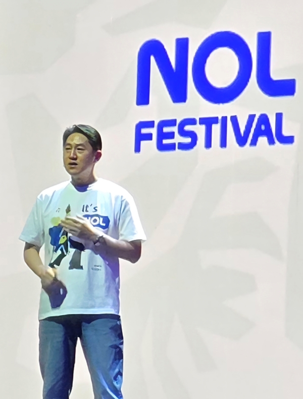 ▲ 이철웅 놀유니버스 대표가 19일 서울 한남동 블루스퀘어에서 열린 ‘NOL 페스티벌 미디어 데이’에서 발언하고 있다.ⓒ최신혜 기자