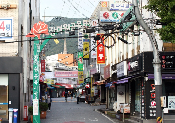 ▲ 장미원골목시장.ⓒ강북구