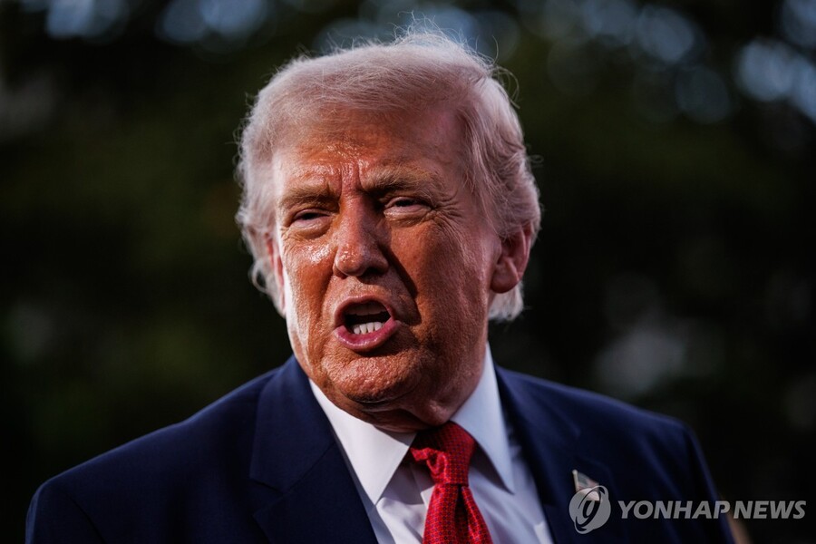 ▲ 트럼프 대통령ⓒUPI 연합