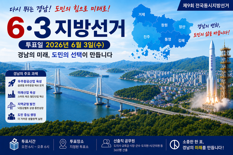 경남 지방선거 13일 승부 돌입…도지사 초접전·진주권 3파전