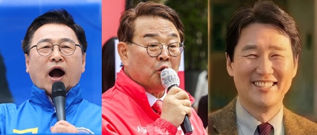▲ (왼쪽부터) 정근식·조전혁·김영배 서울교육감 후보. ⓒ뉴시스·SNS 캡처