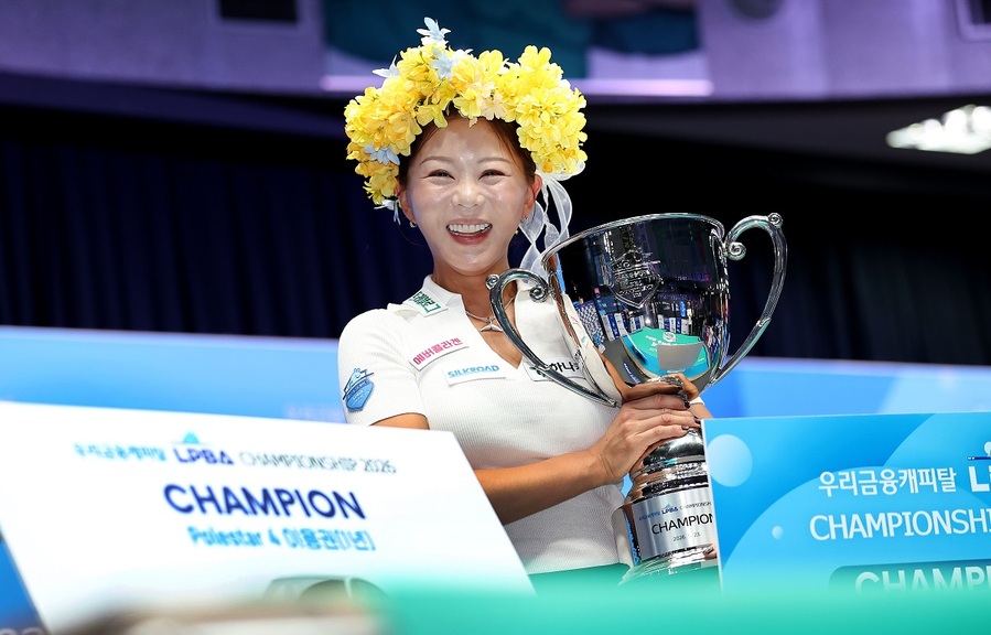 ▲ '앙구 여제' 김가영이 통산 19번째 우승을 차지했다.ⓒPBA 제공
