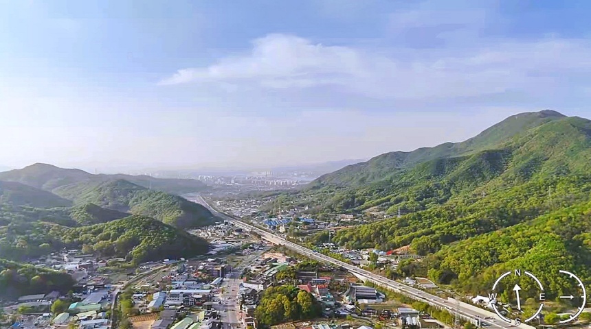 ▲ 산불감시용 드론스테이션이 실시간으로 촬영한 산불감시 자료 ⓒ하남시 제공