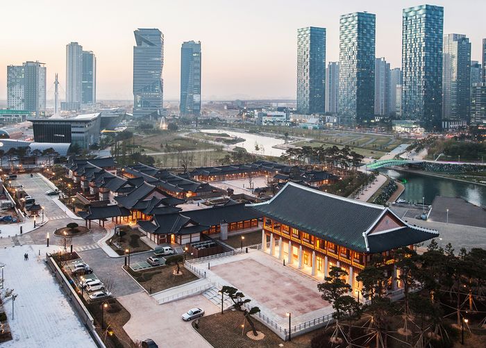 ▲ 인천 송도국제도시 경원재 바이 워커힐이 호텔 전경 ⓒ인천경제청 제공