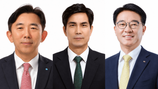 ▲ (왼쪽부터)박경훈 전 우리금융캐피탈 대표, 윤창환 전 국회의장 수석비서관, 이동철 전 KB국민카드 대표.ⓒ각 사