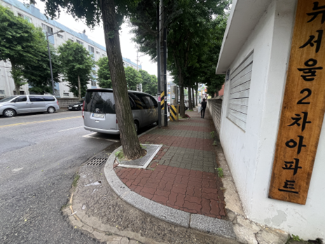 ▲ 인천시 계양구 선거운동원의 폭행사태가 발생한 아파트단지 인근 현장. ⓒ국민의 힘 K후보 캠프 제공