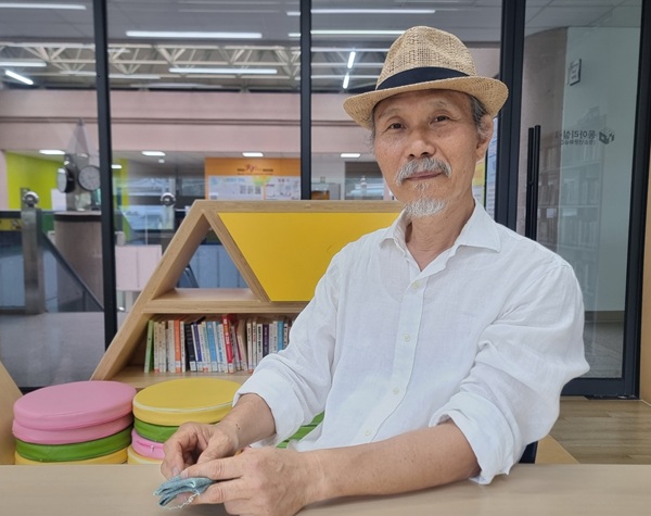 ▲ 재미 화가 조성모 작가.ⓒ김경태기자