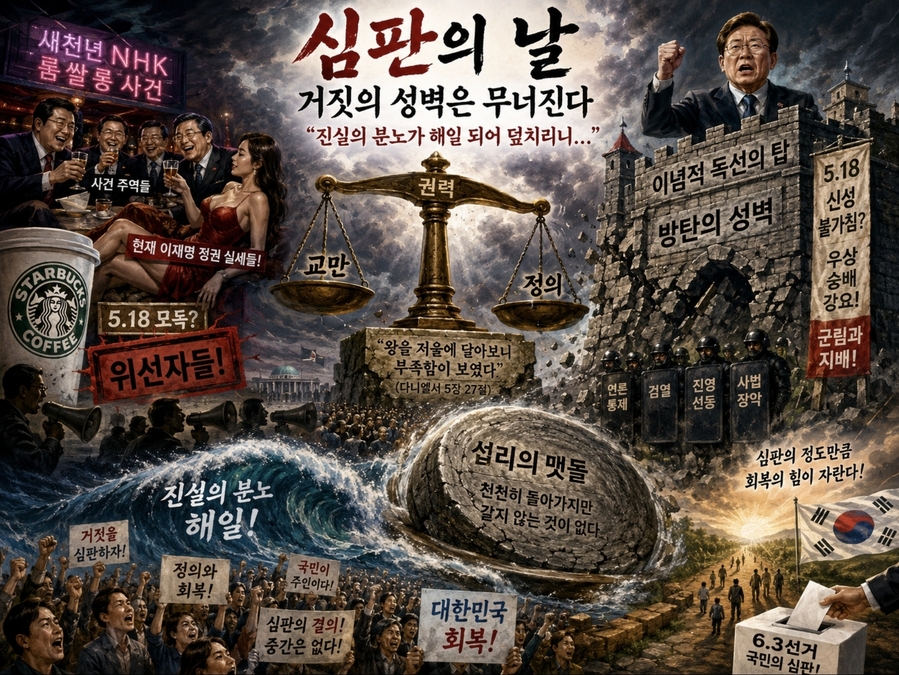 ▲ 6월3일은 심판의 날.《하나마나》선거의 판세가 뒤집히고 있다. ⓒ 챗GPT