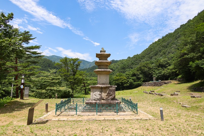 ▲ 선림원지 삼층석탑. ⓒ양양군